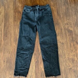 Buckle Women's Black Straight-Leg Jeans